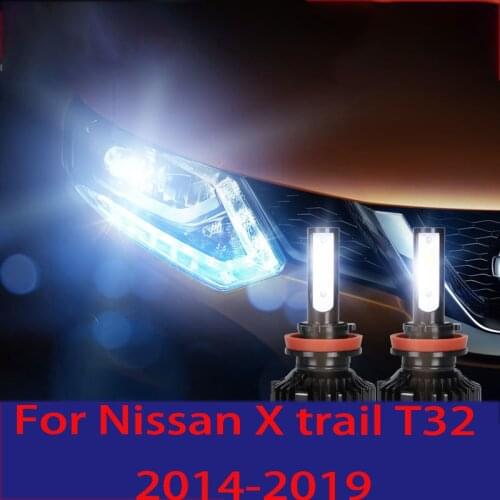 For Nissan X trail T32 X-trail 2014-2019 Car low beam LED headlights multicolor low beam lights car bulb accessories