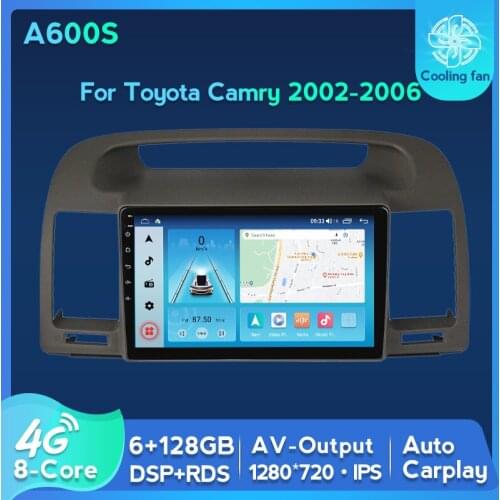Car Radio Android 11 8 core IPS Multimedia Dvd Player GPS 4G WIFI BT For Toyota Camry 2002-2006 Stereo Accessories Audio Carplay