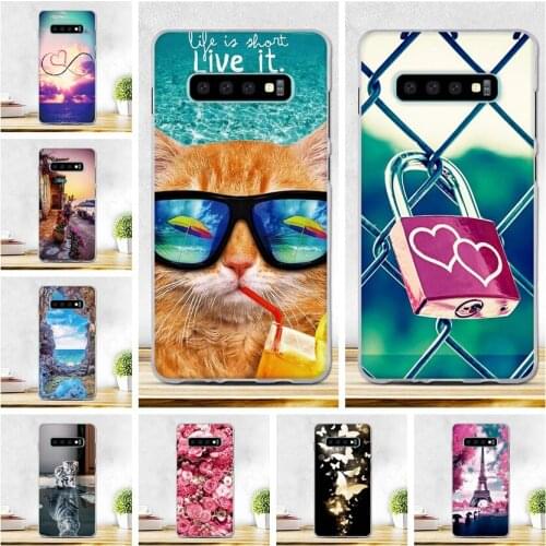 Case For Samsung Galaxy S10 Plus Cover Soft TPU Phone Case For Samsung S10 Plus Cover For Samsung Galaxy S10 Plus S10Plus Shells