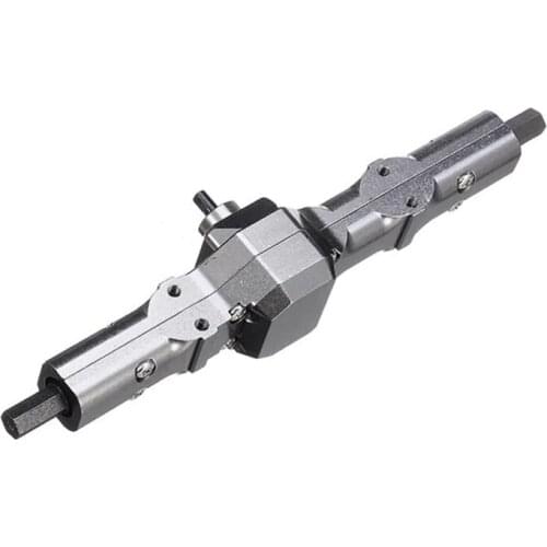 For WPL D12 1/12 RC Car Upgrade Parts Metal Rear Bridge Axle Gear Box Replacement Accessories