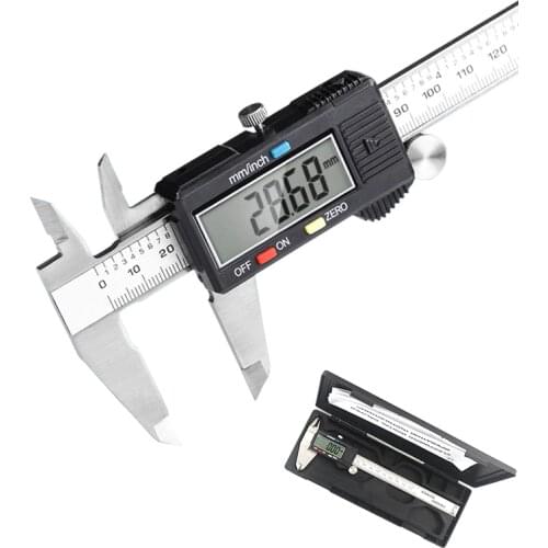 Electronic Stainless Steel Calipers Digital Vernier Caliper 150mm 2 0.01mm Micrometer Paquimetro Messschieber LCD Measuring Tool