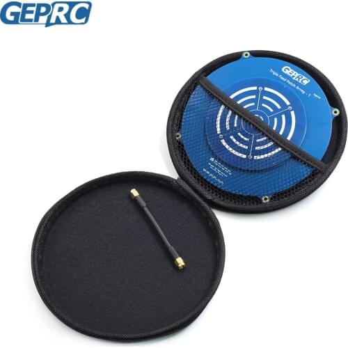 GEPRC Triple Feed Array 5.8G 14DBI Circular Polarized FPV Antenna Compatible RHCP LHCP for RC Drone FPV Long Range VTX Goggle