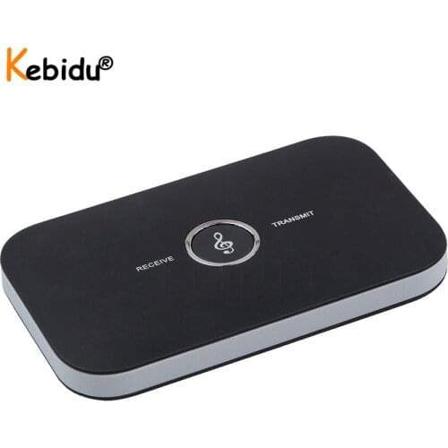 KEBIDU 2 in1 Bluetooth 4.1 Transmitter Receiver Wireless Audio Adapter 3.5mm Audio Player for TV / Home Stereo /Smartphone