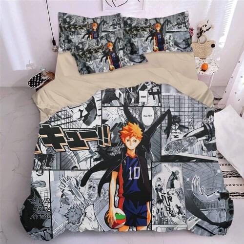 Volleyball Junior Bedding Set Cool Duvet Cover 3D Anime Printing Quilt Cover Queen King Size Comforter Cover Home Textiles