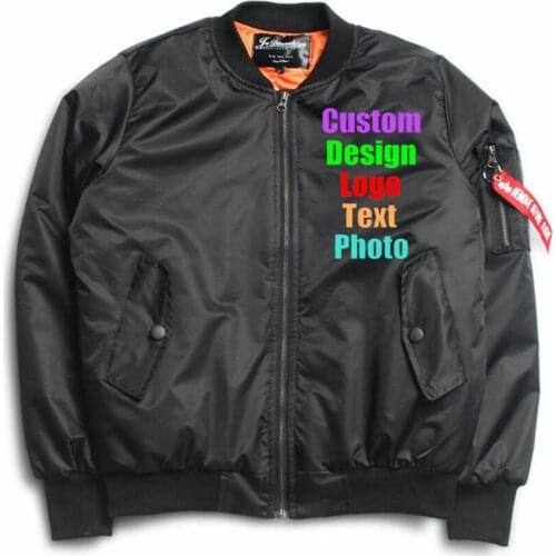 AliExpress Hot American Air Force Pilot Mens Jacket European and American Street Style Simple Solid Color Jacket Baseball