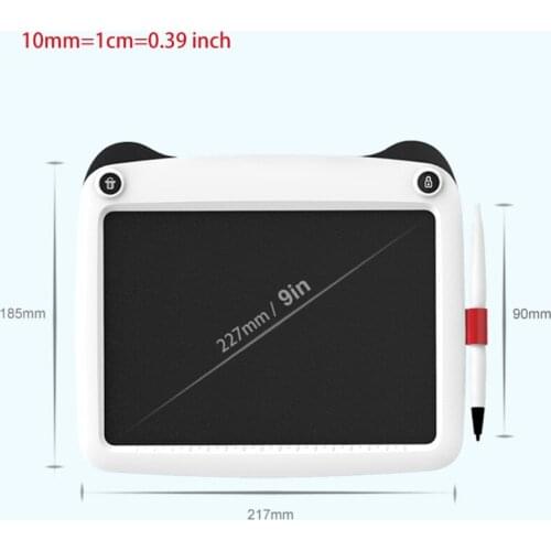 R58A 9 Inch Electronic Graphics Drawing Pads Kids Digital Handwriting Doodle Pad LCD Writing Tablet Christmas Birthday Gift