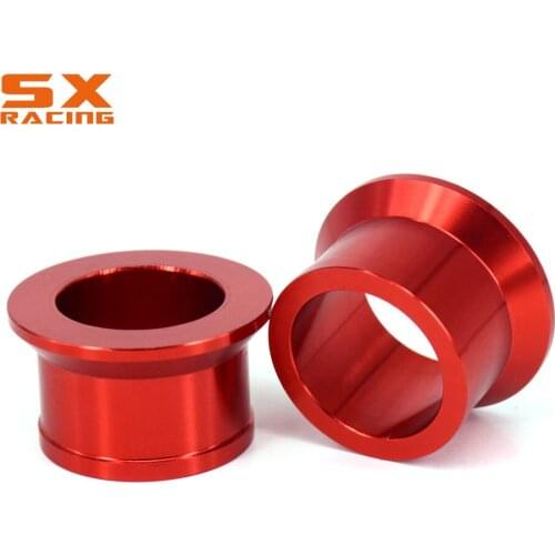 Motorcycle CNC Rear Wheel Hub Spacer Set For HONDA CR125R CR250R 2002-2007 CRF250R CRF250X 2004-2014 CRF450R 02-14 CRF450X 05-14