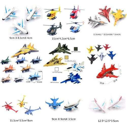 Multi Styles 1PCS Air Bus Model Kids Children Fashing Airliner Passenger Plane Toy Passenger Model Random Color