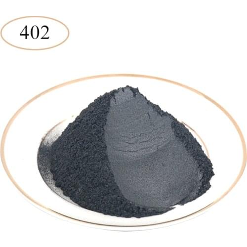 Silver Black Pearl Powder Pigments Mineral Mica Powder Dye for Car Soap Ceramics Automotive Art Craf