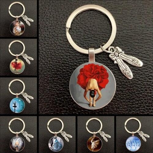 Argentine Social Dance Keychain Tango, Waltz, Ballet Dancer Figure Silhouette Keychain Male Female Jewelry