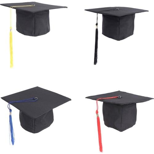NEW High Quality Adult Bachelor Graduation Caps With Tassels For Graduation