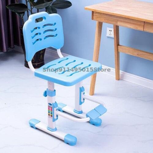 Study Chair Childrens Home Sitting Posture Correction Writing Chair Primary School Students Lifting Chair Adjustable Seat