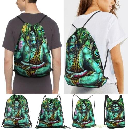 Gym Bag Waterproof Drawstring Backpack Men Sports Bag Shiva Women 2021 Outdoor Travel Bags For Gym Training Swimming Fitness Bag