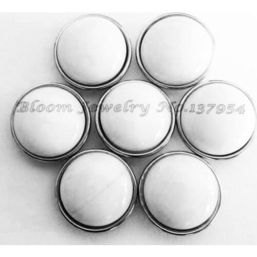 T009 Opal stone snap button for bracelet OEM, ODM Hot sale