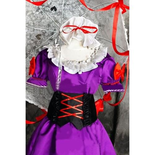TouHou Project Yakumo Yukari Dress Cosplay Costume , Perfect Custom For You