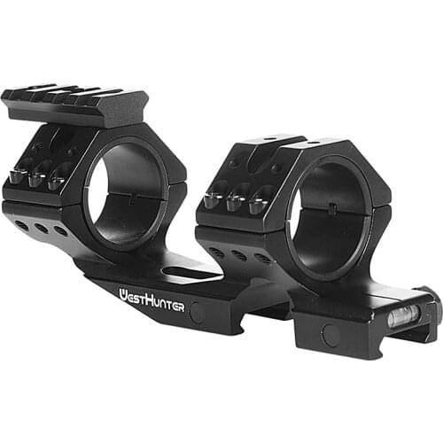 Universal One Piece Scope Mount 35mm 34mm 30mm Hunting Scope Rings Bubble Level Tactical 20mm Picatinny Rail Cantilever Mounts