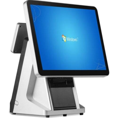 Factory sales Cash Register touch screen printer VFD POS machine for retailers printer sales POS system for supermarket