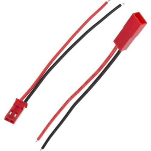 Hot 10 Pairs 100mm 150mm 200mm JST Connector Plug Cable Male + Female for RC Battery