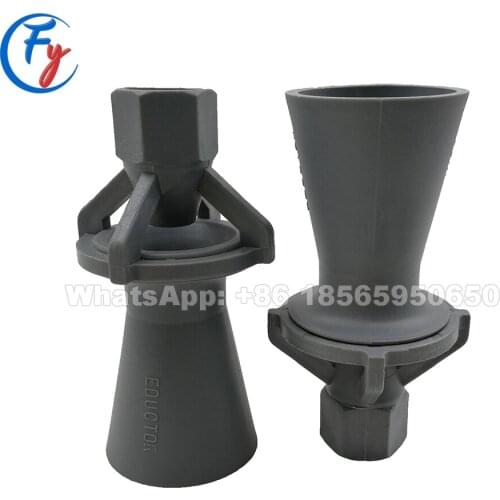 3/4" PVC Venturi Tank Nozzle, Tank Jetting Eductor Mixing Nozzle, Mixing Fluid Spray Nozzle, Automobile Coating Eductor Nozzle