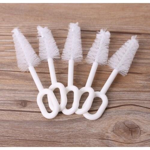5 Pcs/Set Nipple Cleaner Baby Nipples Brush Cleaning Tools Professional Bristle High Density Pacifier Soother Accessories F3ME