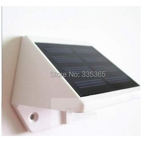 6pcs X waterproof IP67 ABS led solar lamps 0.3w for outdoor garden door