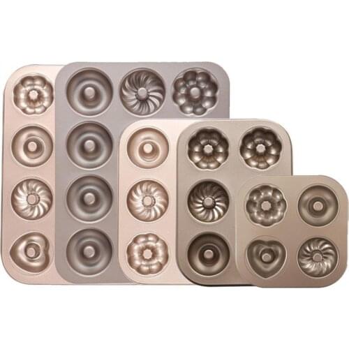 6 Grids Doughnut Tray Mold Round Cake Baking Mould Kitchen Tool