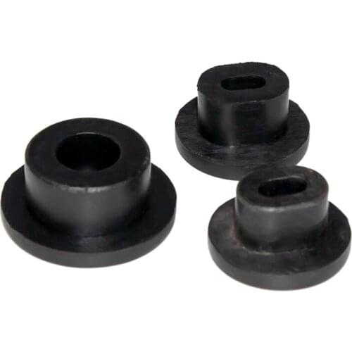 3Pcs Black Tailgate Rubber Plug Fit for Jeep Wrangler JL 2018 2019 2020 Car Door Frame