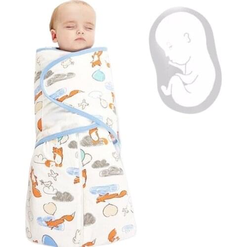 Baby Blanket New Born Cocoon Sleeping Bag Cotton Infant Swaddle Envelope Swaddle Wrap For Newborn Neonato Mantas para Bebe