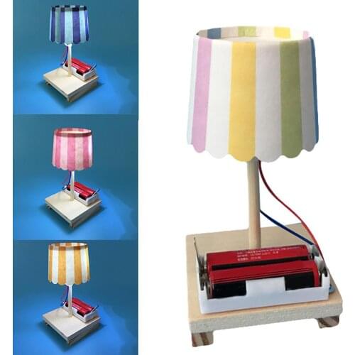 DIY LED Cup Lamp Light Handmade Science Experiment Kids Student Education Toy understand the little knowledge circuit brain
