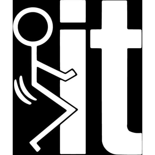 Do It Customized Car Sticker Funny White Vinyl Decal Window Sticker for Car Motorcycle