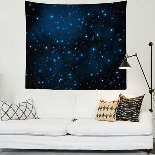 Ins Universe Starry Sky Interstellar Wall Cloth Background Dormitory Bedroom Decoration Selfie Live Tapestry гобелен на стену