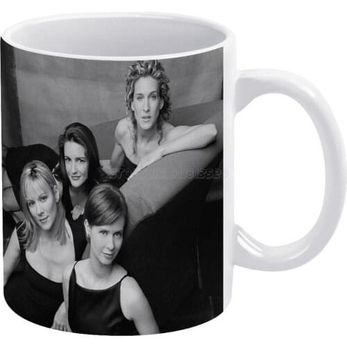Classic White Mug To Friends and Family Creative Gift 11 Oz Mug Coffee Ceramic Mug Sex and The City Carrie Bradshaw Vintage Clas