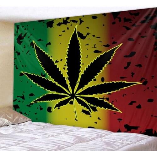 Maple Leaf Creative Art Tapestry Indian Carpet Tapestry Wall Mount Bohemian Mandala Tapestry Tapestry Psychedelic Tapis