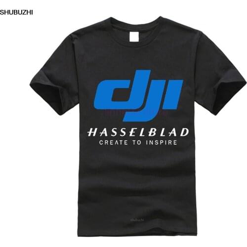 New Arrival Men T Shirt New Black T-shirt DJI Hasselblad Camera Drones Photography Mens Tshirt S to 5XL Tee shirt sbz8176