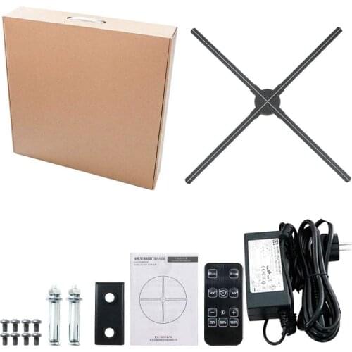 Newest DSEELAB 65x WIFI Cloud 3D led fan Holographic Imaging Lamp Player 3D hologram Advertising Display Projector Light