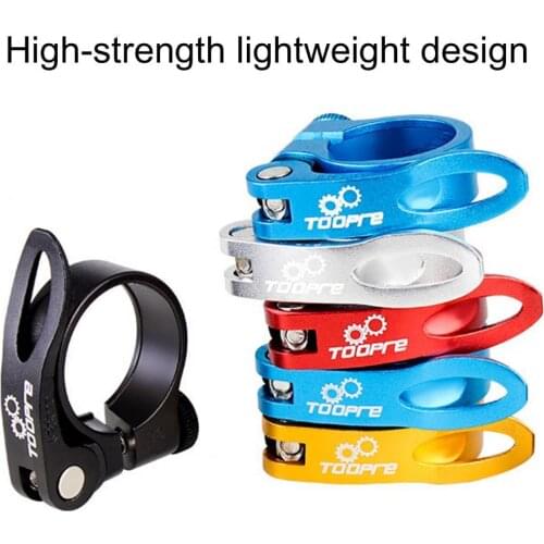 Sturdy Seat Post Tube Clip High Strength Bike Parts CNC Seatpost Clamp MTB Road Bike Seat Post Tube Clip Bicycle Cycling Parts