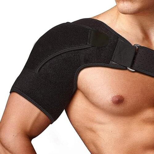 Shoulder Strap Adjustable Shoulder Support Brace for Sports Pain Relief Square Buckle Design Breathable for Men Women can CSV
