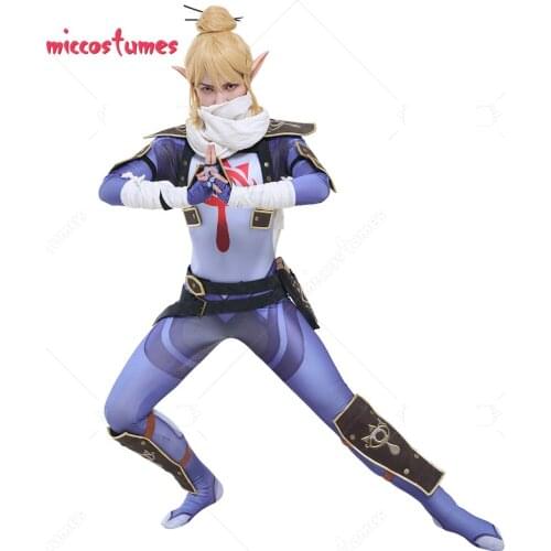 Unisex Link Cosplay Costume Stealth Armour Set for Men and Women Cosplay Costume halloween costumes