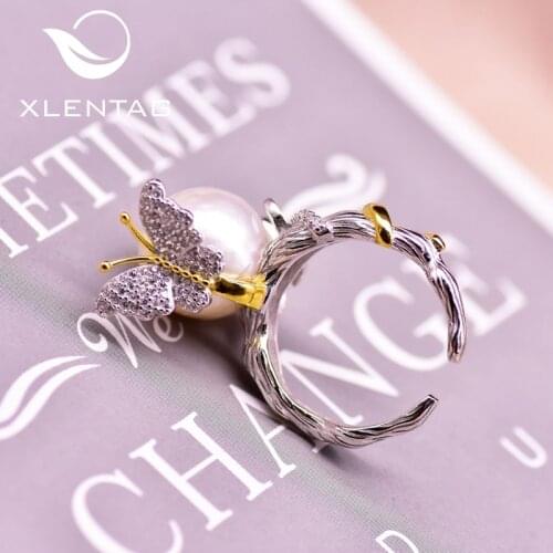 XlentAg Rings With Cubic Zirkonia For Women