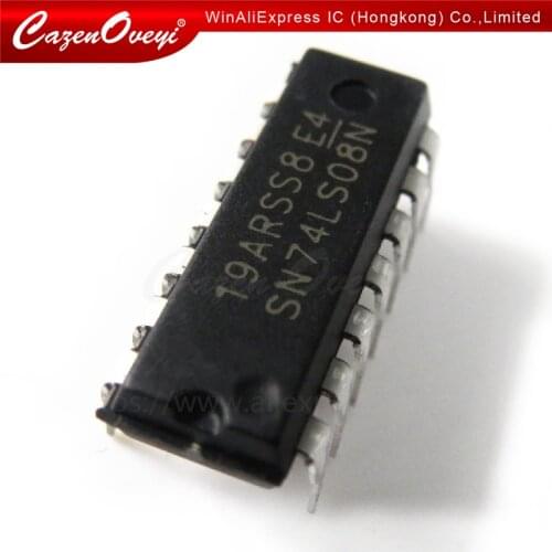 10pcs/lot SN74LS08N HD74LS08P 74LS08 DIP-14 In Stock