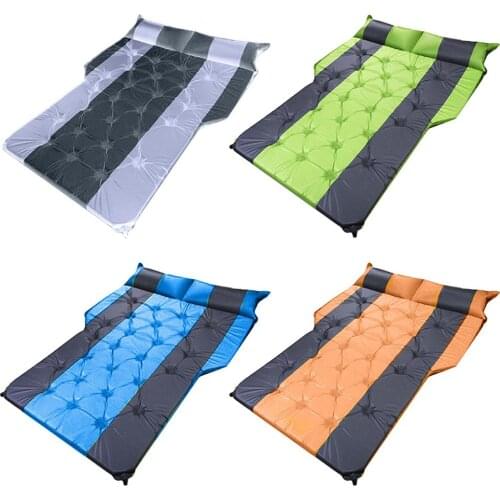 180x132x5cm Portable On Board Automatic Inflatable Bed Off-road SUV Trunk Travel Bed Rear Exhaust Cushion Bed Car Travel Bed
