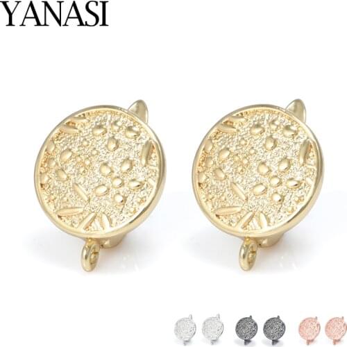 2020 New Big Round Earring Findings Accessories For DIY Women Handmade Jewelry Making Earrings Hook Clasps Earwire Wholesale