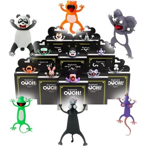 3D Stereo Cartoon Marker Animal Bookmarks Original Cute Cat PVC Material Funny Student School Stationery Children Gift Bookmark