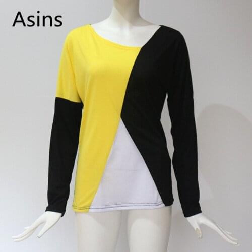 Женские футболки с длинным рукавом Asins China At AliExpress