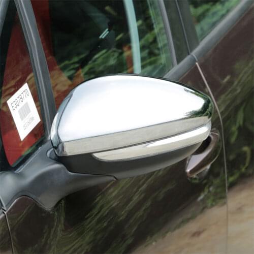 ABS Plastic Car Styling For Peugeot 2008 2014 2015 2016 2017 Accessories rearview mirror protector guard Cover Trim