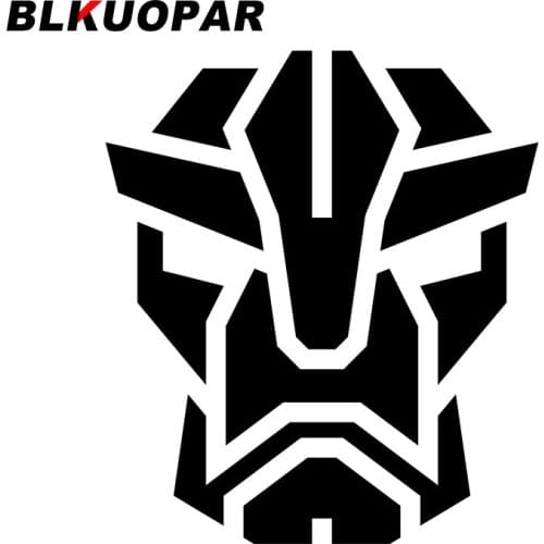 BLKUOPAR for Mecha Mask Car Stickers Vinyl Waterproof Decals Occlusion Scratch Windows Caravan Decor Car Door Protector
