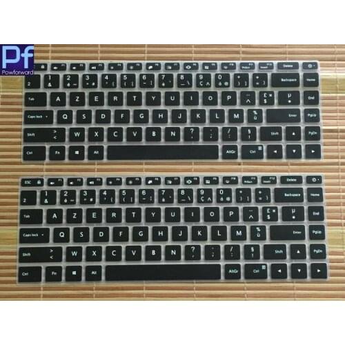 French Franch AZERTY 15 inch Silicone Keyboard Cover Skin for xiaomi notebook Pro 15 15.6 redmibook 15 16 Laptop Protector Film