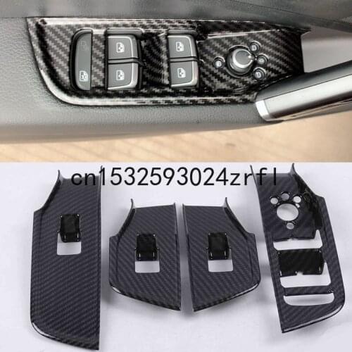 For 2018-19 Audi Q2L Q2 Interior Window Lifter Switch Panel Decorative Sequins