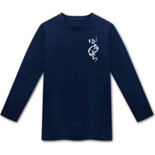 Shokugeki no Soma Cosplay T-Shirt Yukihira Souma Long Sleeve Shirt Top Tee