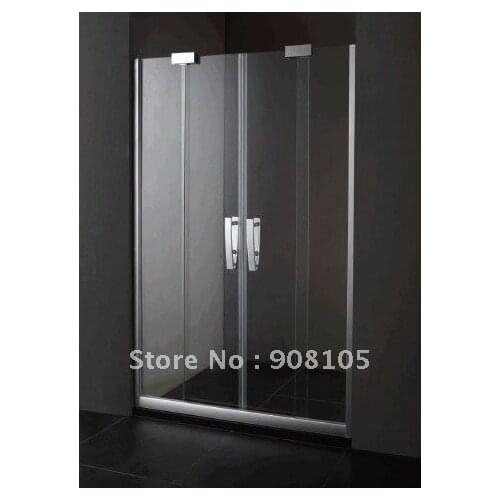 Hot sale/304 stainless steelhandle/bathroom shower room/simple shower door/ toughened glass shower enclosure